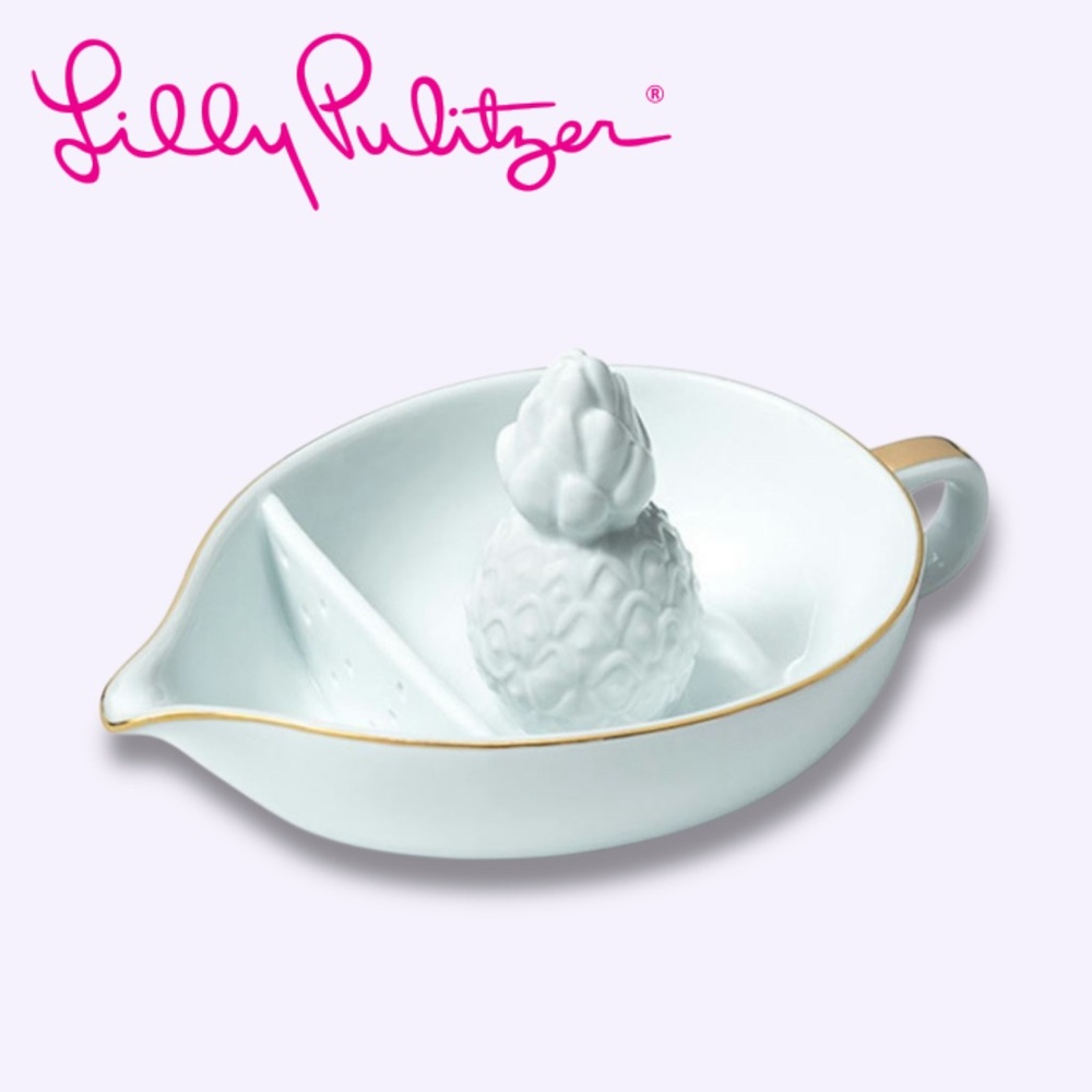 Lilly Pulitzer Porcelain Pineapple Juicer
